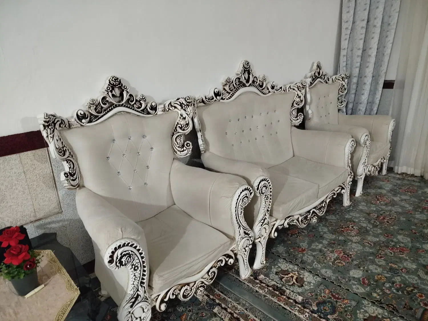 مبل سلطنتی|مبلمان خانگی و میز عسلی|جوانرود, |دیوار