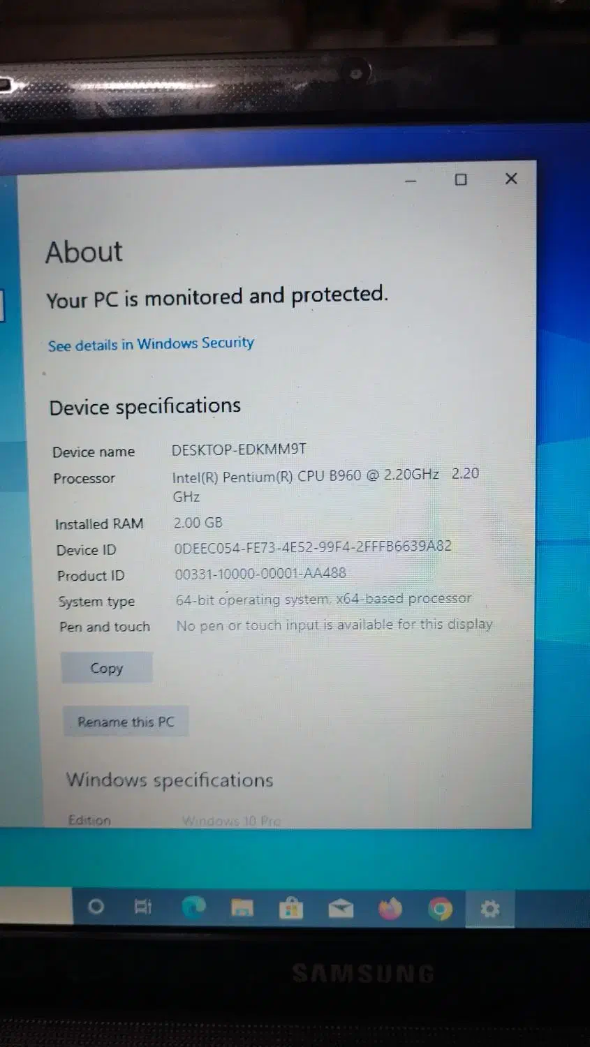 لپتاب SAMSUNG|رایانه همراه|دورود, |دیوار