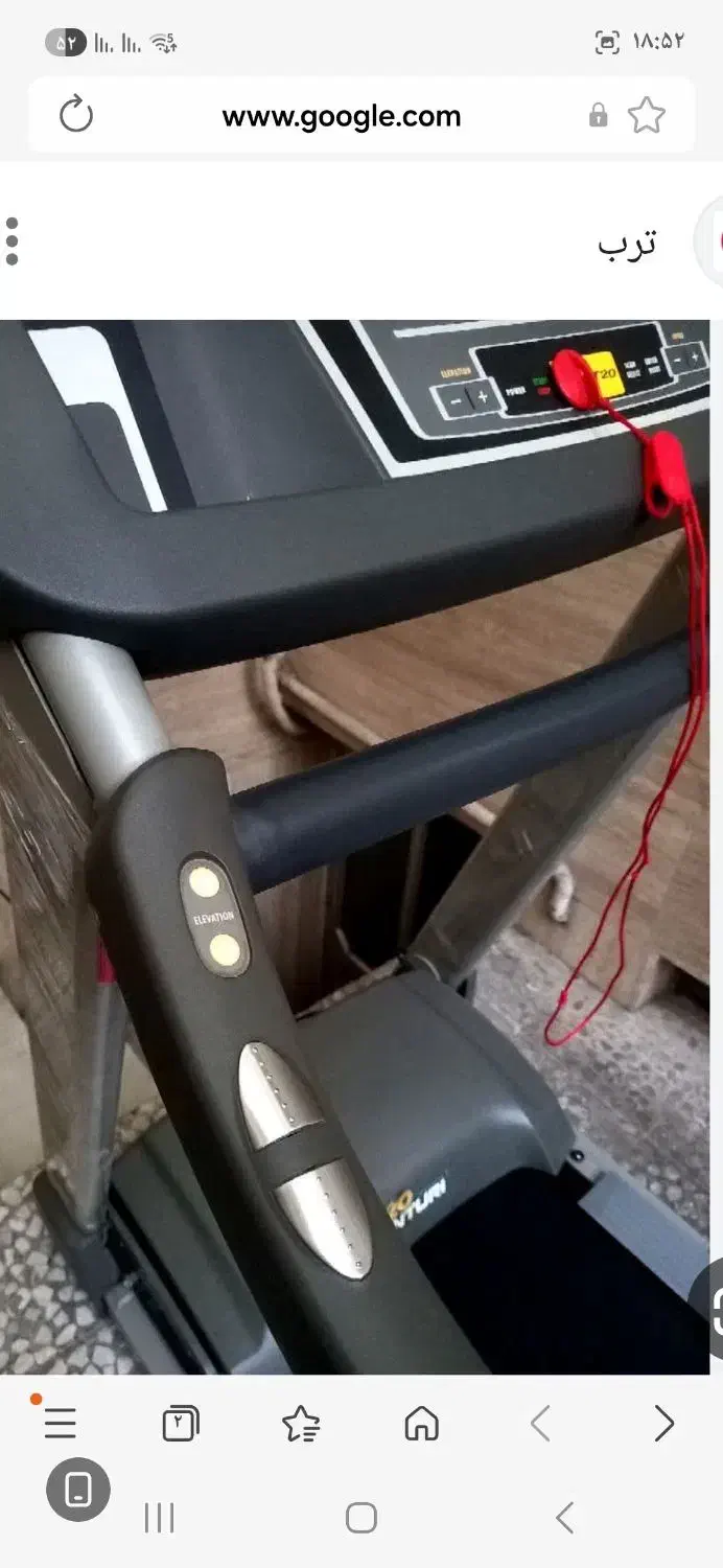 دستگاه تردمیل مارک TUNTURI مدل T20|تجهیزات ورزشی|تهران, قبا|دیوار
