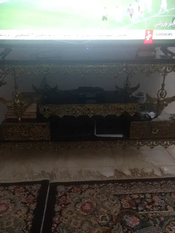 میز تلوزیون برنجی|میز تلویزیون|قرچک, مهدیه|دیوار