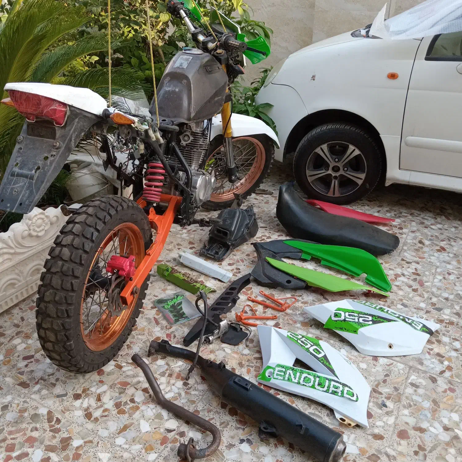 تریل ۲۵۰ شرکتی مدل۹۵ کویر رادیسون|موتورسیکلت|بندر انزلی, چهارفریضه|دیوار