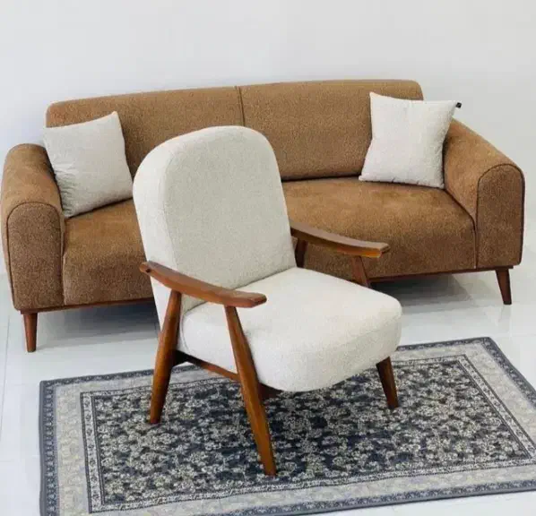 مبلمان اهورا ۷ نفره با چک صیادی|مبلمان خانگی و میز عسلی|رباط‌کریم, رباط‌کریم|دیوار