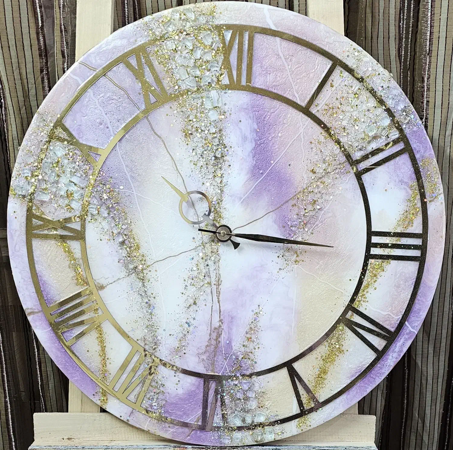 ساعت طرح سنگ مرمر|ساعت دیواری و تزئینی|اصفهان, برازنده|دیوار