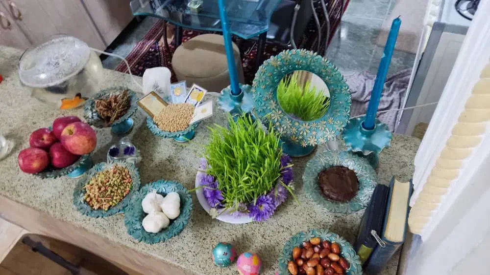 سفره هفت سین|صنایع دستی و سایر لوازم تزئینی|شیراز, جانبازان|دیوار