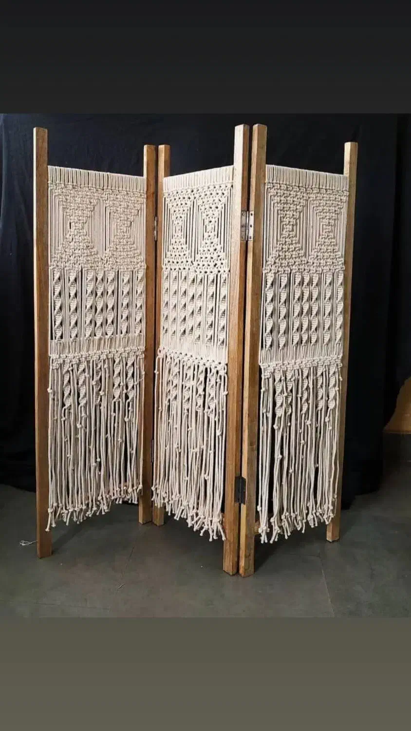 اولین تولیدکننده پارتیشن دستبافت مکرومه|صنایع دستی و سایر لوازم تزئینی|رشت, استقامت ۲|دیوار