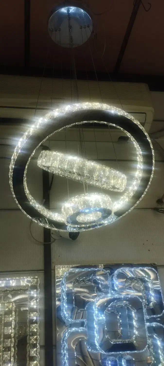 لوستر کریستالی و مدرن|لوستر و چراغ آویز|مشهد, هفت تیر (نه دره)|دیوار