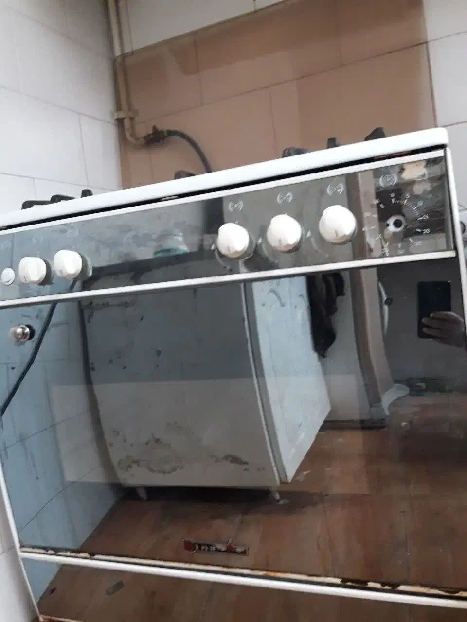 گاز5شعله کم کارخابیده|اجاق گاز و لوازم برقی پخت‌وپز|کاشان, پاقپان|دیوار