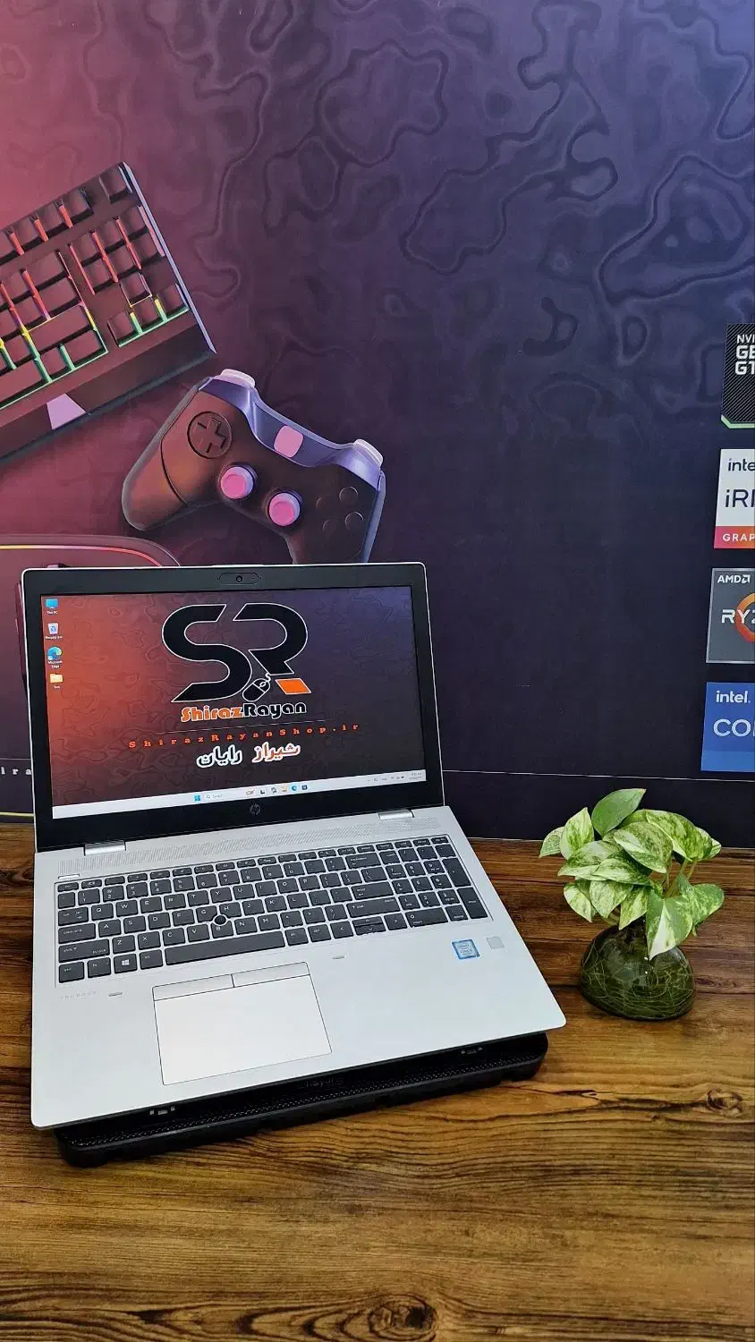 اچ پی i5 نسل 8 رم 8 صفحه بزرگ Full HD حافظه SSD|رایانه همراه|شیراز, فخرآباد (دروازه کازرون)|دیوار