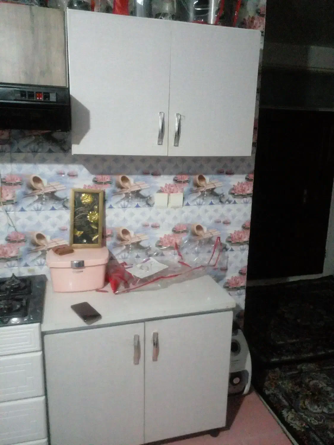 کابینت بدنه فلز|آب‌چکان و نظم‌دهنده ظروف|تاکستان, |دیوار