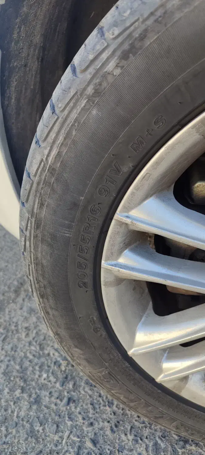 معاوضه لاستیک 205/55/16|قطعات یدکی و لوازم جانبی|سبزوار, توحیدشهر|دیوار