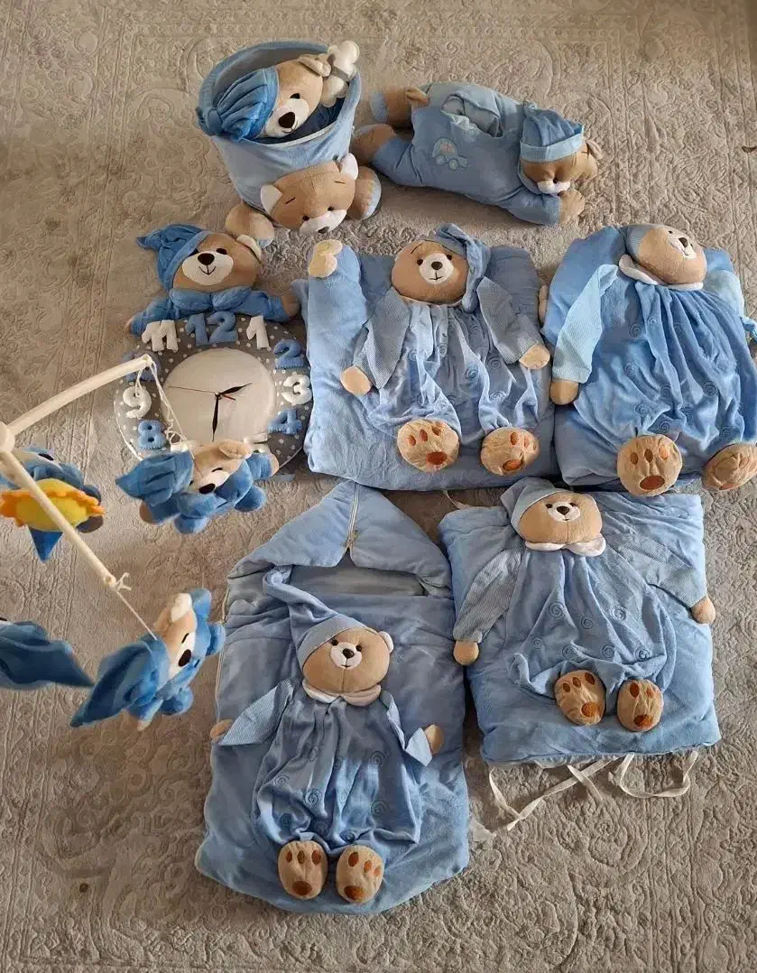 ست سیسمونی لوازم خواب سطل و جادستمالی|اسباب و اثاث بچه|ری, علایین|دیوار