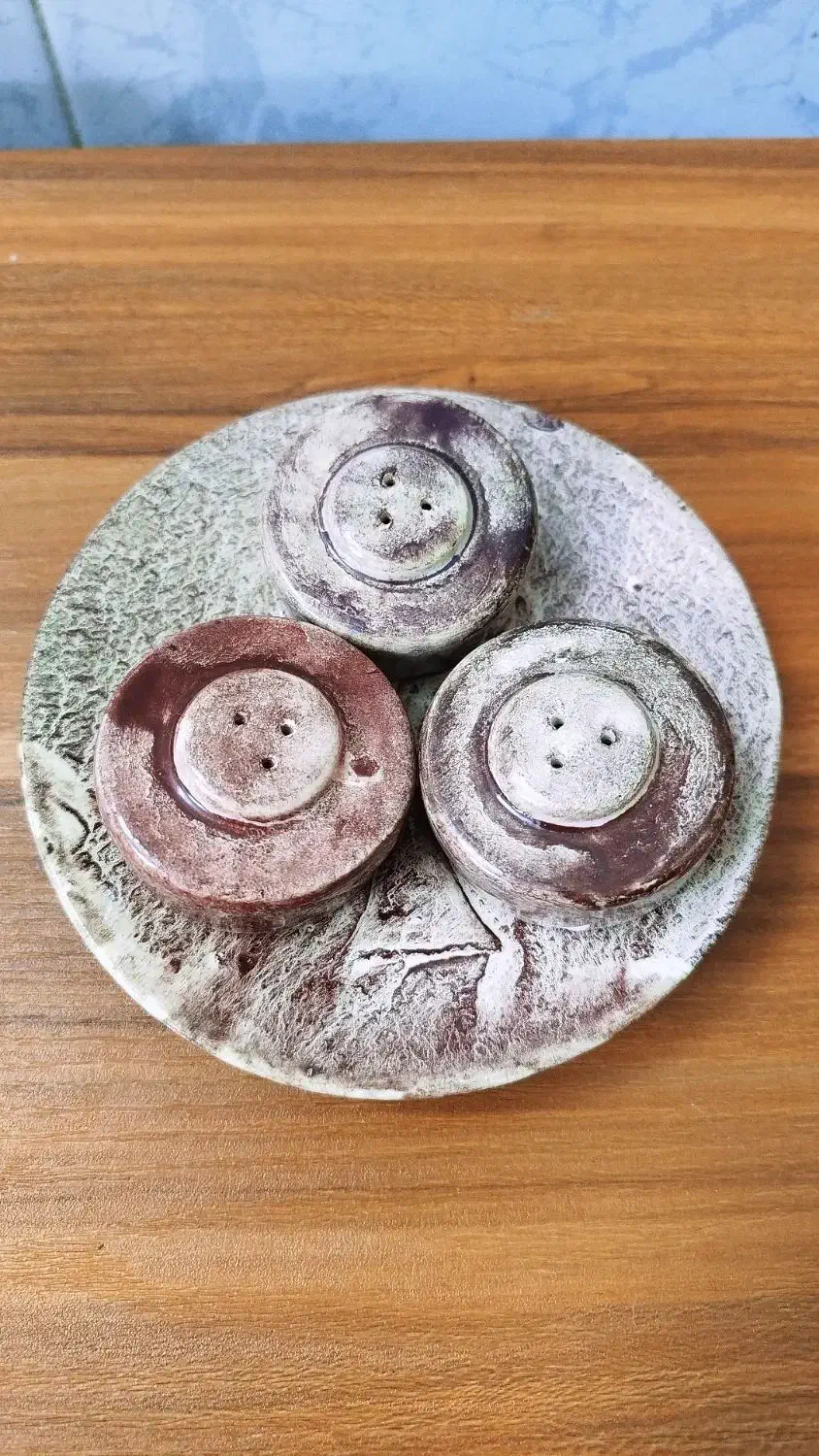 دکوری نمکدان مدل پاسوری نو|ظروف سرو و پذیرایی|قم, نوبهار|دیوار