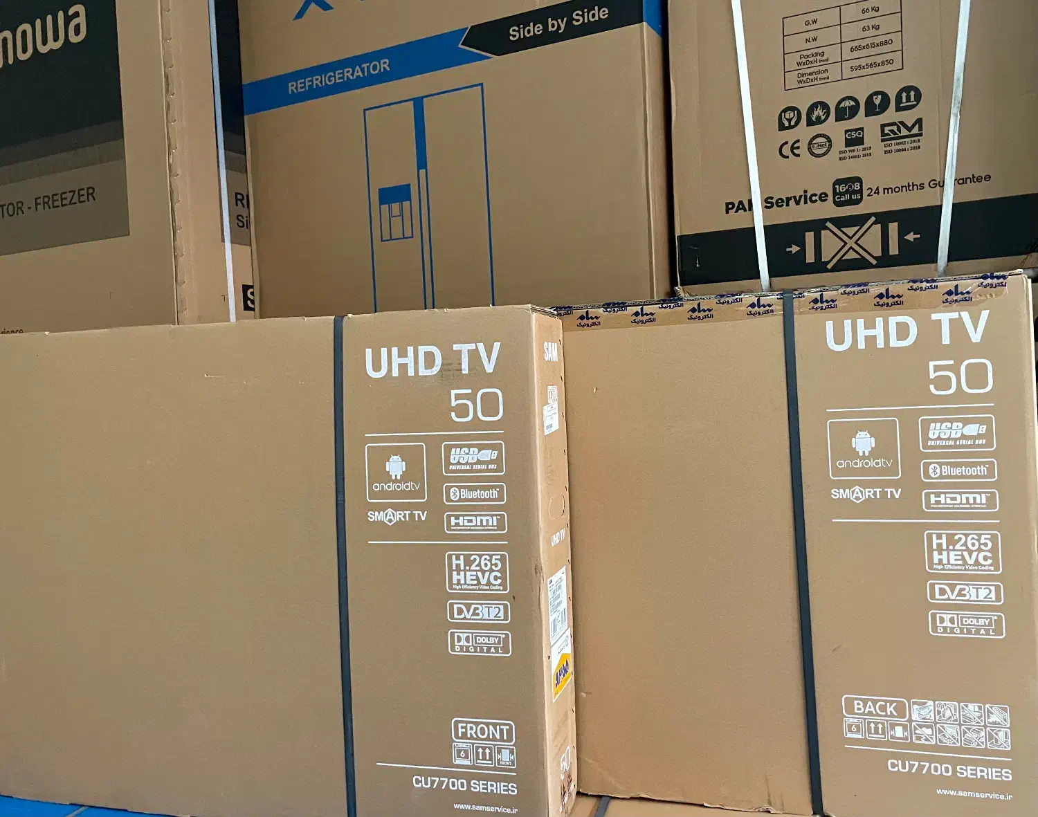 تلویزیون ال ای دی فورکی هوشمند ۵۰ سام مدل 50CU7700|تلویزیون و پروژکتور|تهران, امانیه|دیوار