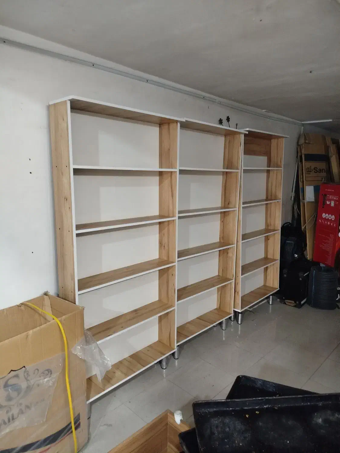 قفسه مغازه ام دی اف|کتابخانه، شلف، قفسه‌های دیواری|تبریز, |دیوار