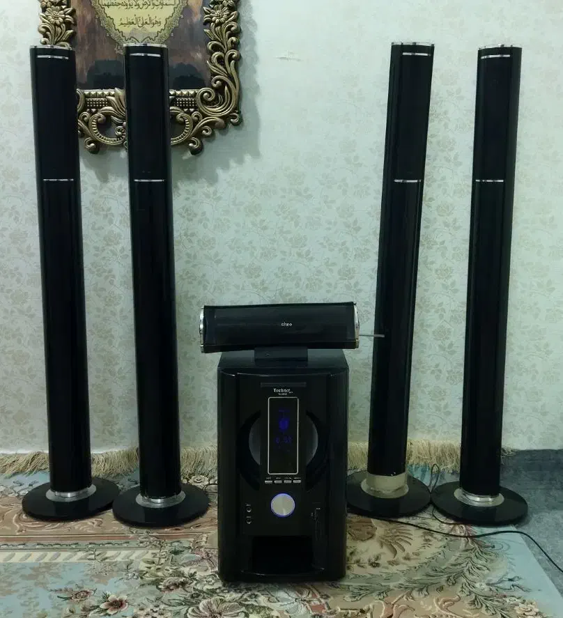 سیستم  سینما خانواده مارک تکنو|سیستم صوتی خانگی|اهواز, سپیدار|دیوار