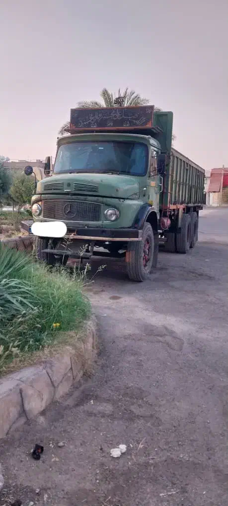 بنز دهچرخ بالاگیر شرکت نفتی مدل 62|خودرو سنگین|فسا, |دیوار