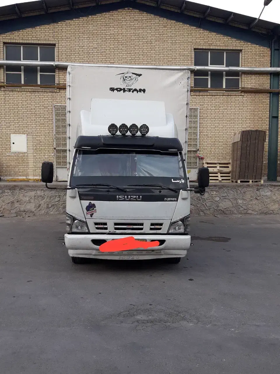 ایسوزو حمل بار خشکبار سقف فلز|خدمات حمل و نقل|جوانرود, |دیوار