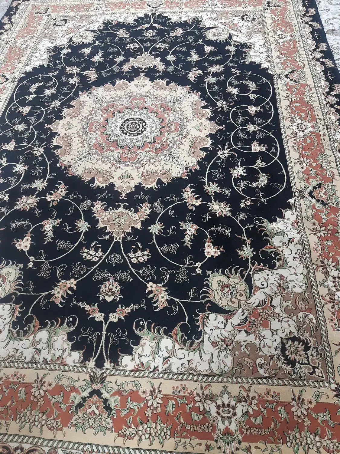 فرش ۹ متری|فرش|قلعه نو, |دیوار