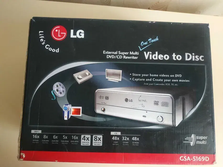 رایتر تبدیل فیلم به DVD رومیزی LG|پخش‌کننده DVD و ویدیو|تهران, ارامنه|دیوار