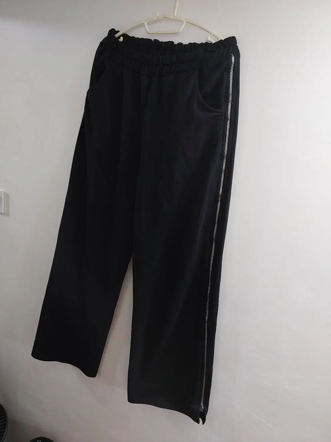 شلوار کمر کش دمپا کنار زیپ فقط ۹۰ تومن|لباس|قم, لسانی|دیوار