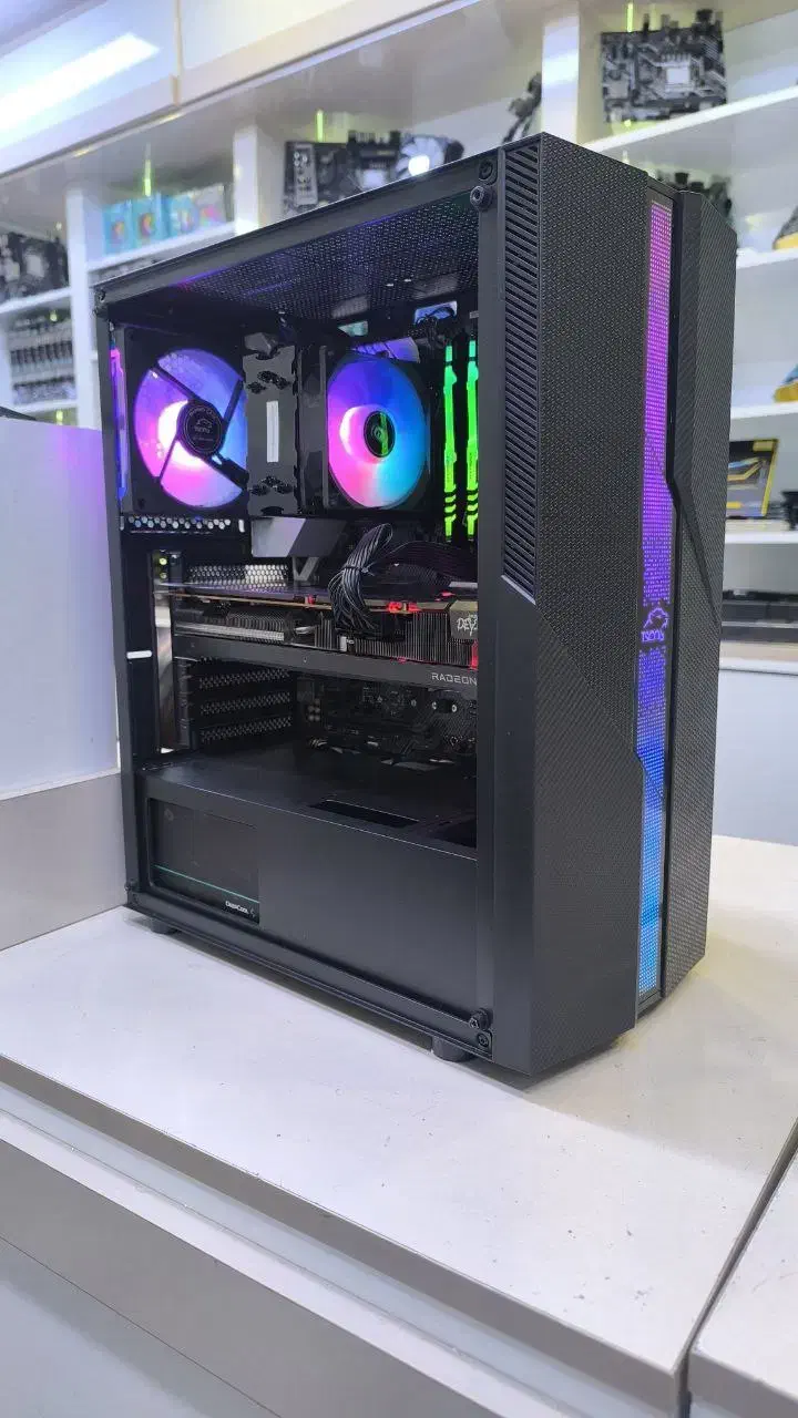 کیس گیمینگ نسل ۱۳ با گرافیک 5700XT DDR6|رایانه رومیزی|تهران, فلسطین (میدان انقلاب)|دیوار