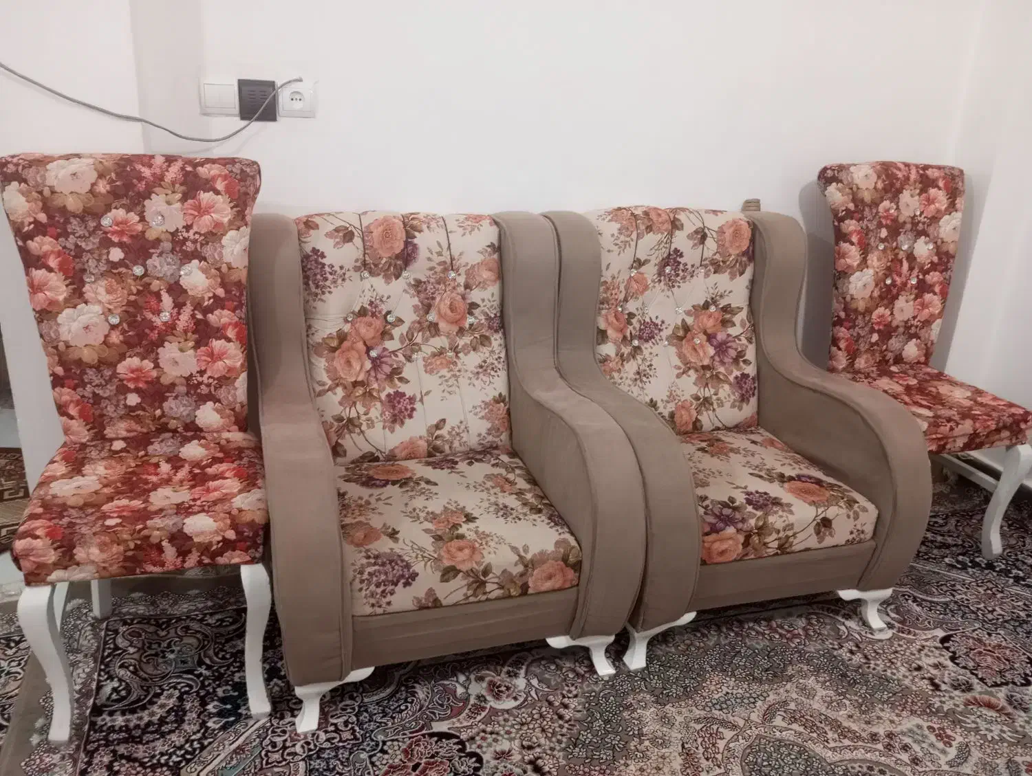 مبل7نفره|مبلمان خانگی و میز عسلی|جغتای, |دیوار