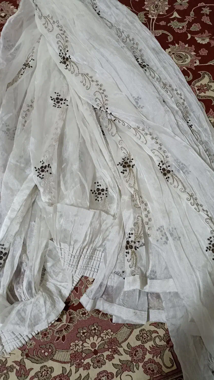 سلام پرده تور عرض 3 ارتفاع 3متر|پرده، رانر، رومیزی|مشهد, رسالت|دیوار