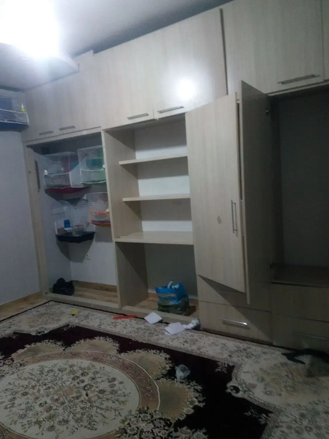 قفسه دیواری کمد دیواری|کتابخانه، شلف، قفسههای دیواری|مشهد, الهیه|دیوار