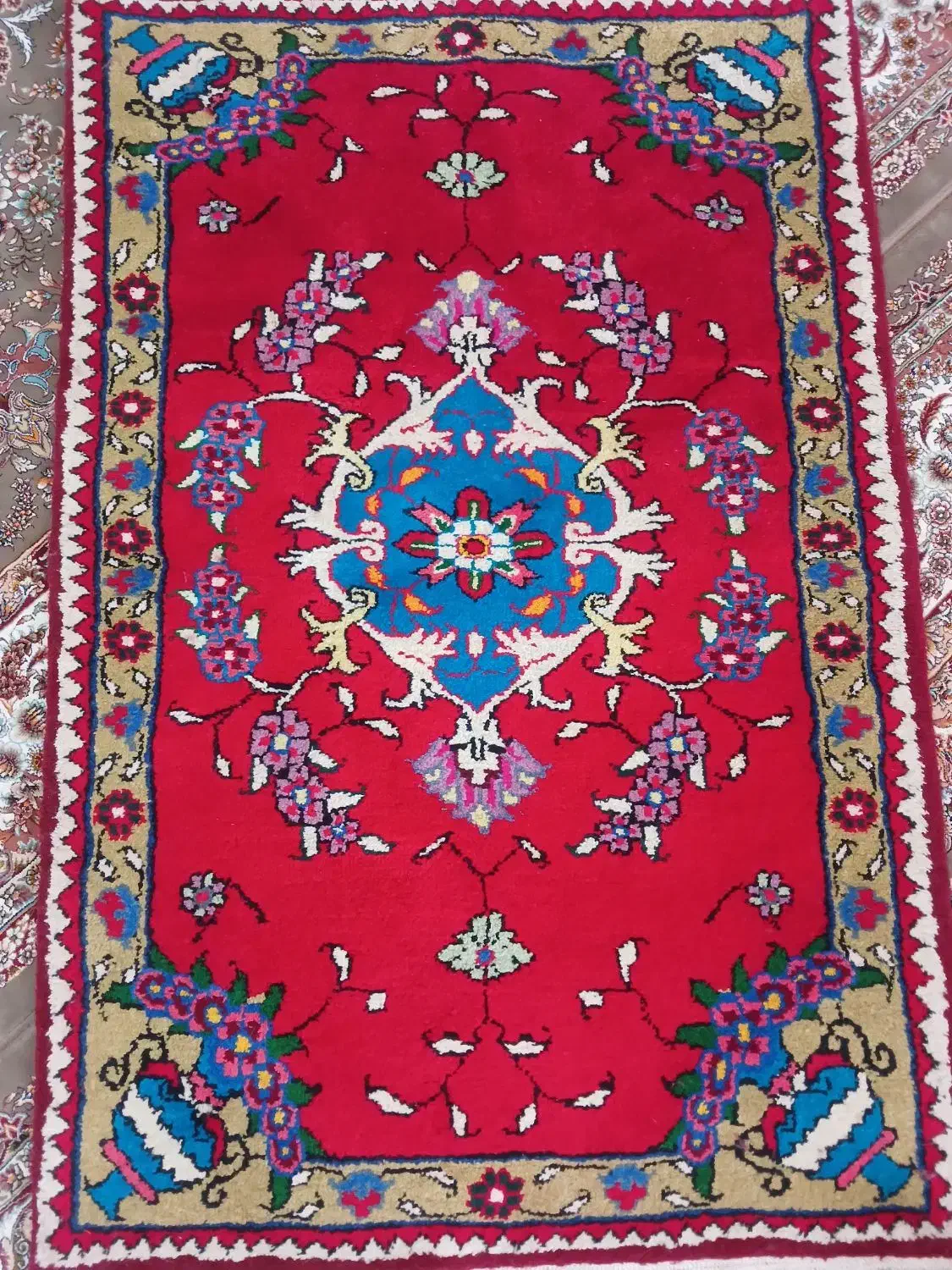 یک جفت زرنیم|فرش|خواجه, |دیوار