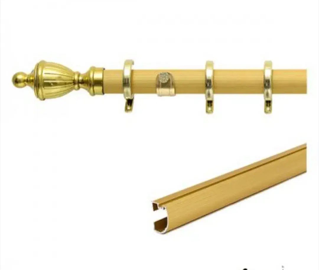 چوب پرده طلایی ۳متری|پرده، رانر، رومیزی|بجنورد, |دیوار