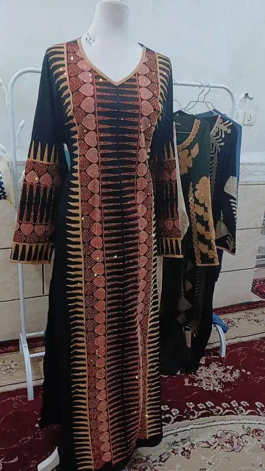 ماکسی وارداتی مخمل وآب طلا|لباس|آبادان, |دیوار