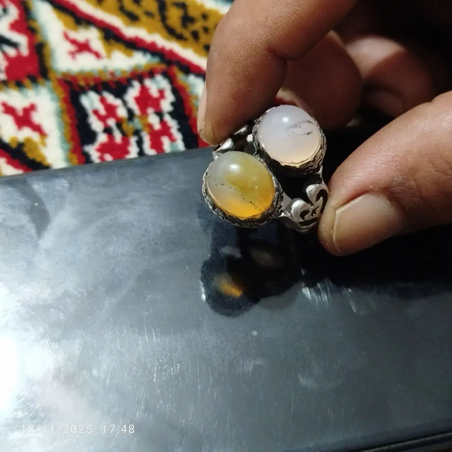 انگشتر دونگین شرف شمس عقیق|جواهرات|زهک, |دیوار