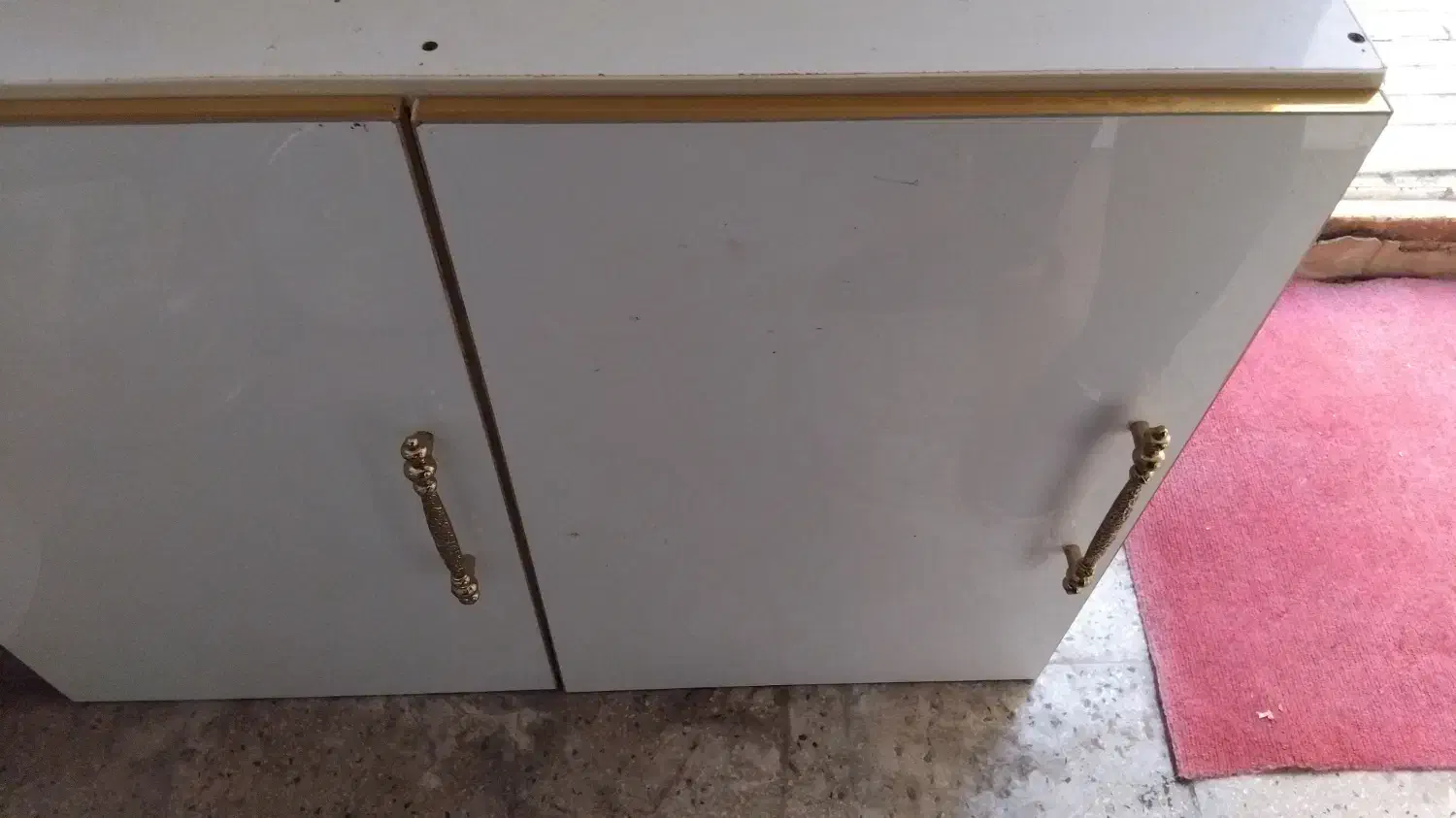 . کابینت ۴عدد با سینک دولگنه وهود|آبچکان و نظمدهنده ظروف|اقبالیه, |دیوار