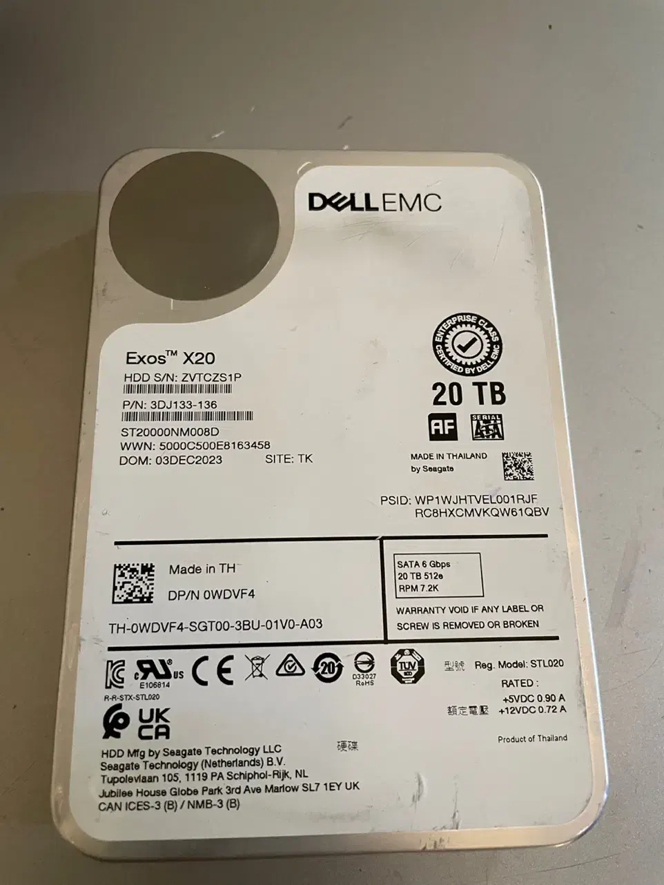 هارد 20TB هارد ۲۰ ترا بایت|قطعات و لوازم جانبی رایانه|تهران, شهرک ولیعصر جنوبی|دیوار