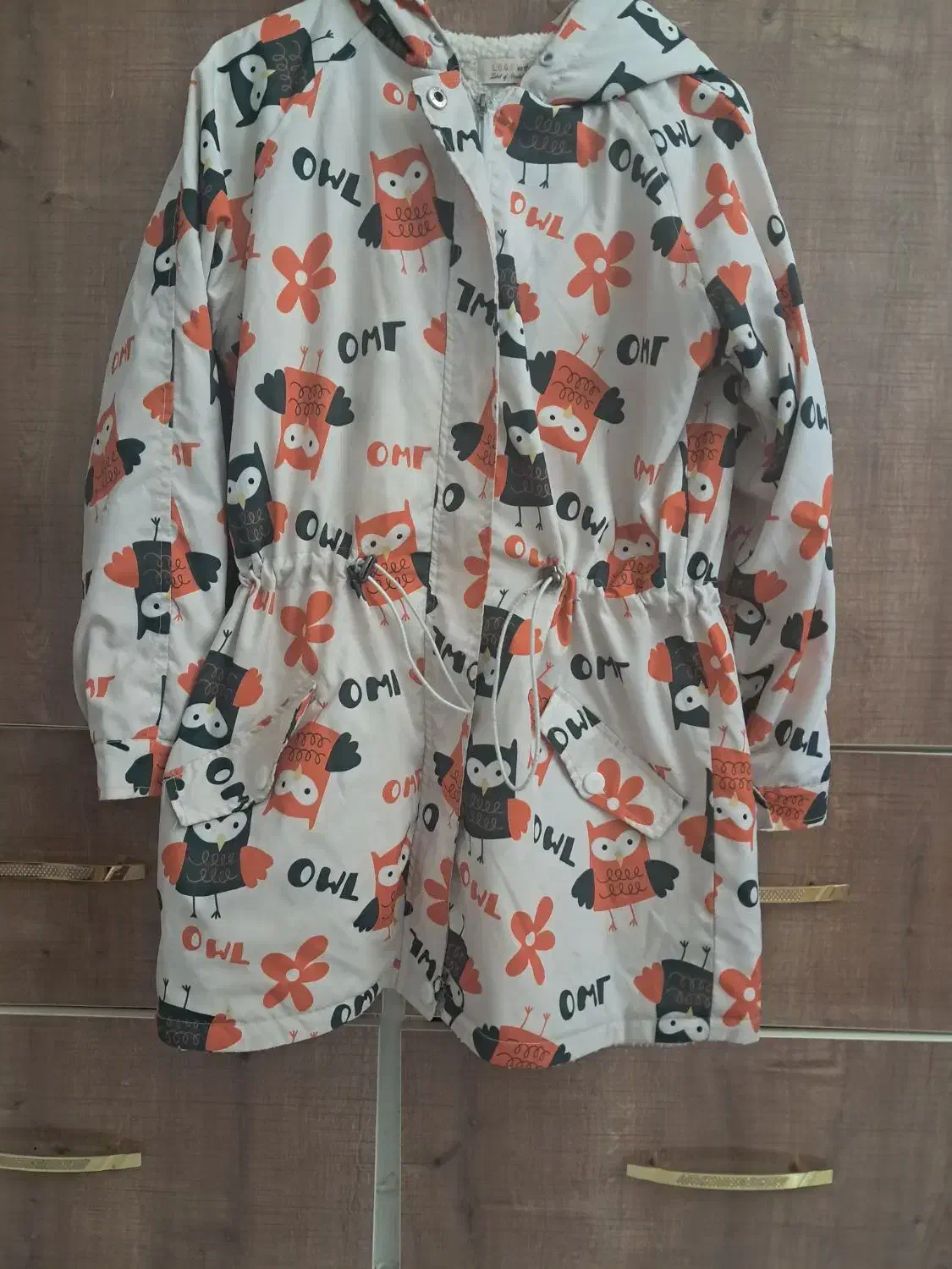 بارانی دخترانه مناسب ۷ تا ۱۱ سال|لباس|گرمی, |دیوار