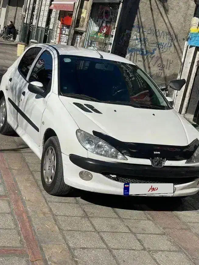 ۲۰۶ تیپ ۵مدل۹۳ شاسی پلمپ|خودرو سواری و وانت|شهریار, شهرک امیریه|دیوار