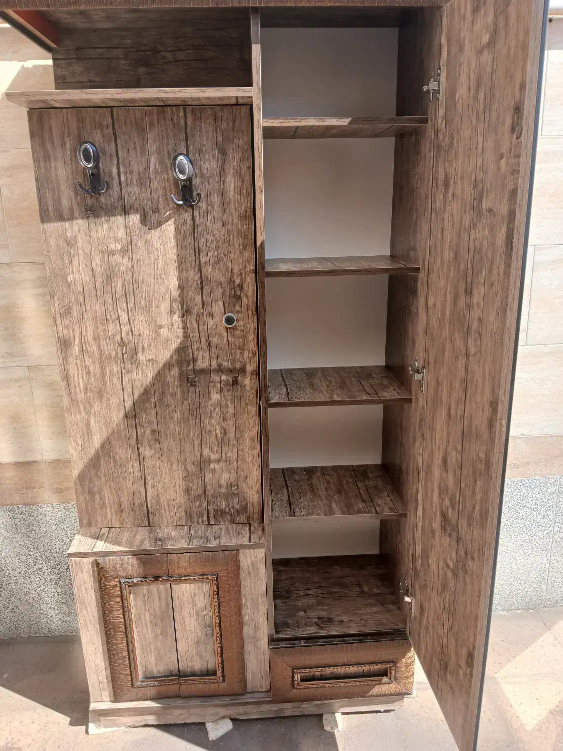 کمدجاکفشی آینه دار|جاکفشی، کمد، دراور|فسا, |دیوار