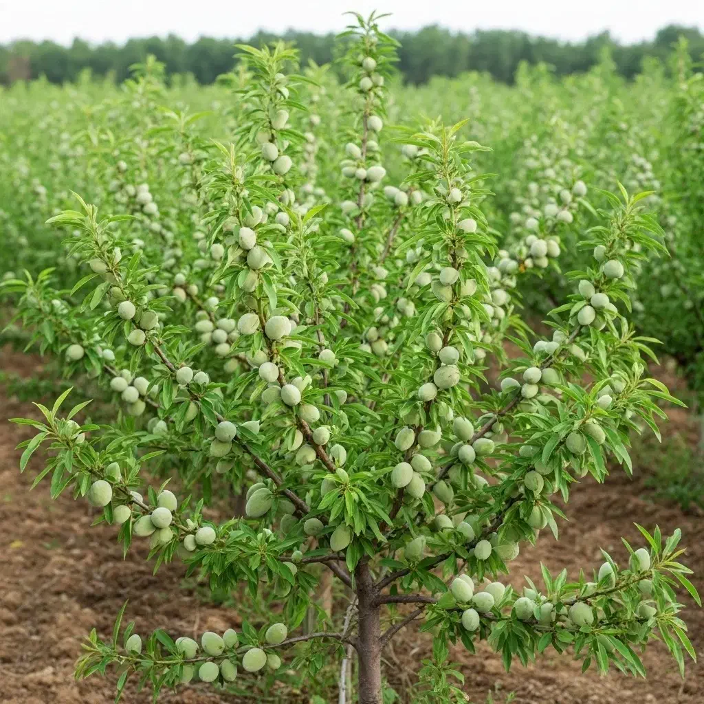 نهال بادام خوشه ای سازگار با مناطق خشک و نیمه‌خشک|گل و گیاه طبیعی|تاکستان, |دیوار