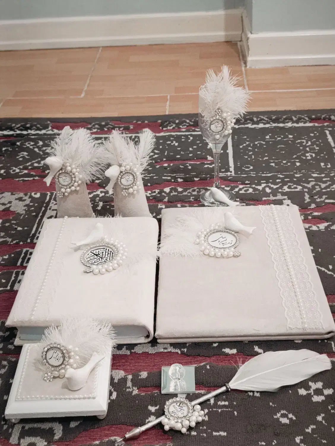 ست  بله برون و محضری شیک و دستساز/ کاملآ نو|صنایع دستی و سایر لوازم تزئینی|پاکدشت, پاکدشت (مامازند)|دیوار