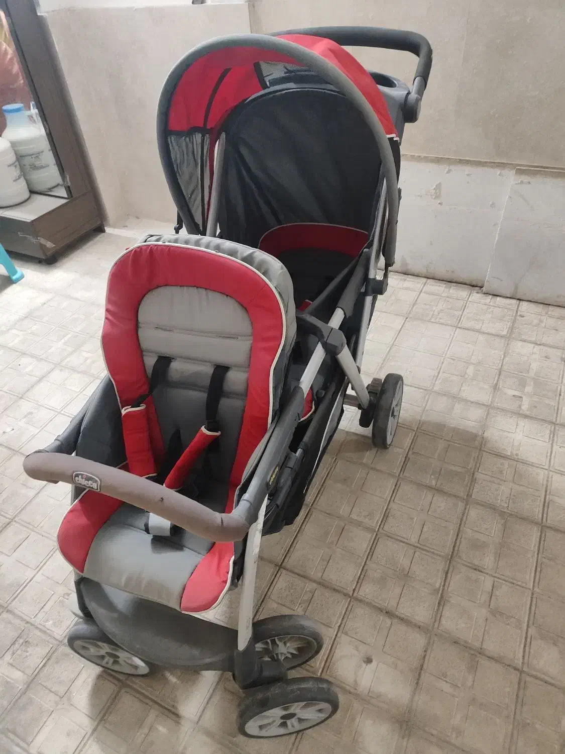 کالسکه چیکو اصل خارجی دوقلو|کالسکه و لوازم جانبی|مشهد, تلگرد|دیوار