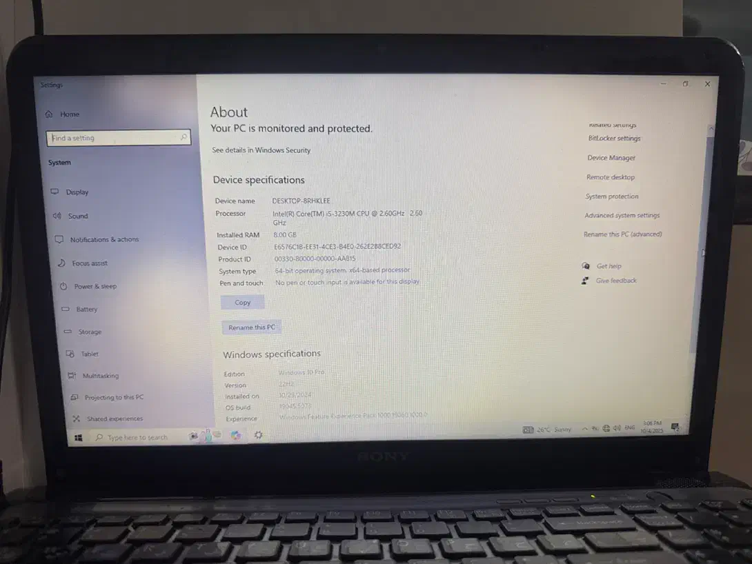 لپ تاپ سونی|رایانه همراه|قوچان, |دیوار