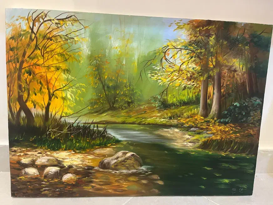 تابلوی رنگ روغن|تابلو، نقاشی، عکس|رشت, معلم|دیوار