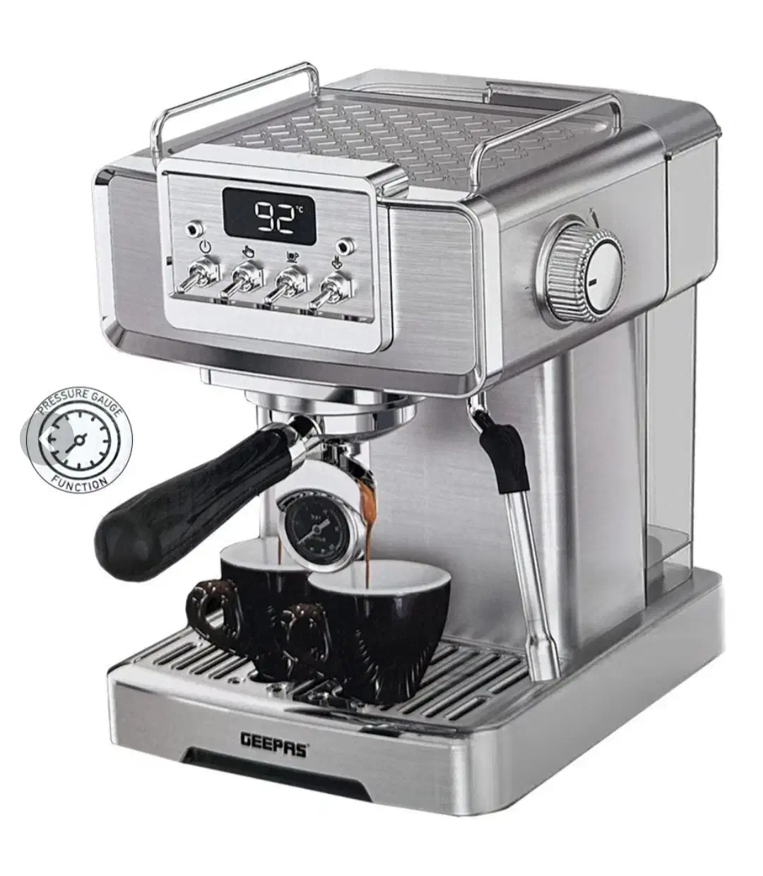 دستگاه اسپرسو قهوه خانگی GEEPAS|قوری، کتری، قهوهساز دستی|سرپل ذهاب, |دیوار