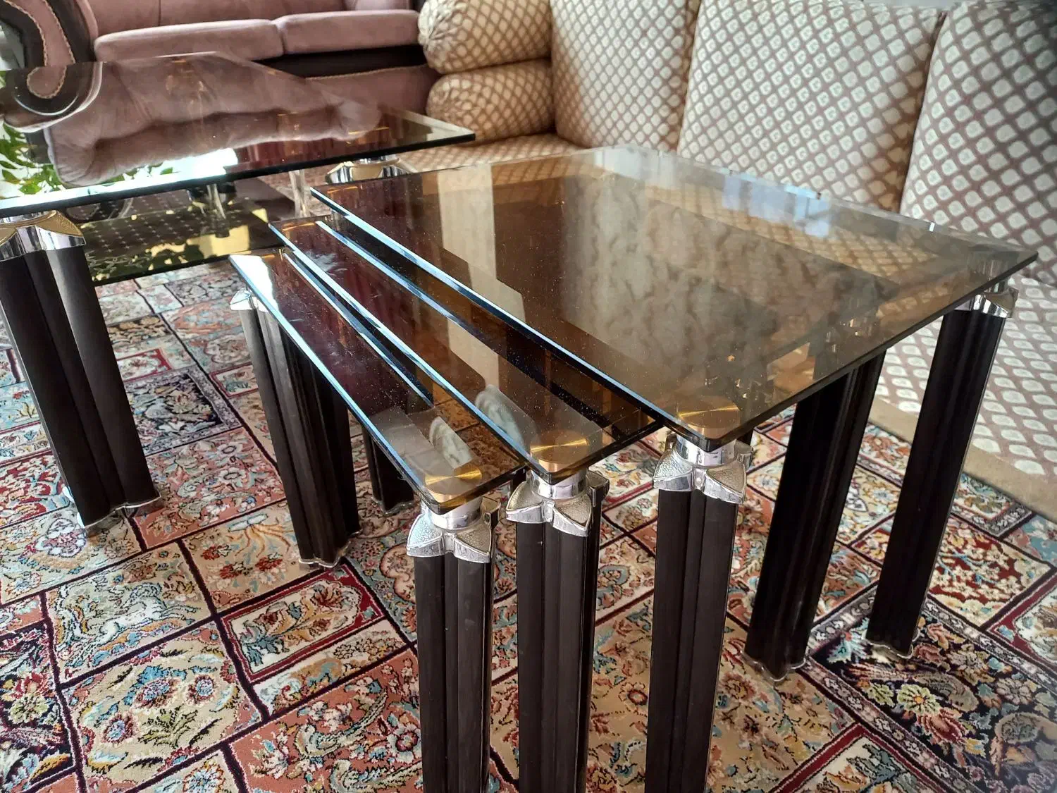 میز و عسلی شیشه ای|مبلمان خانگی و میز عسلی|شهرکرد, |دیوار