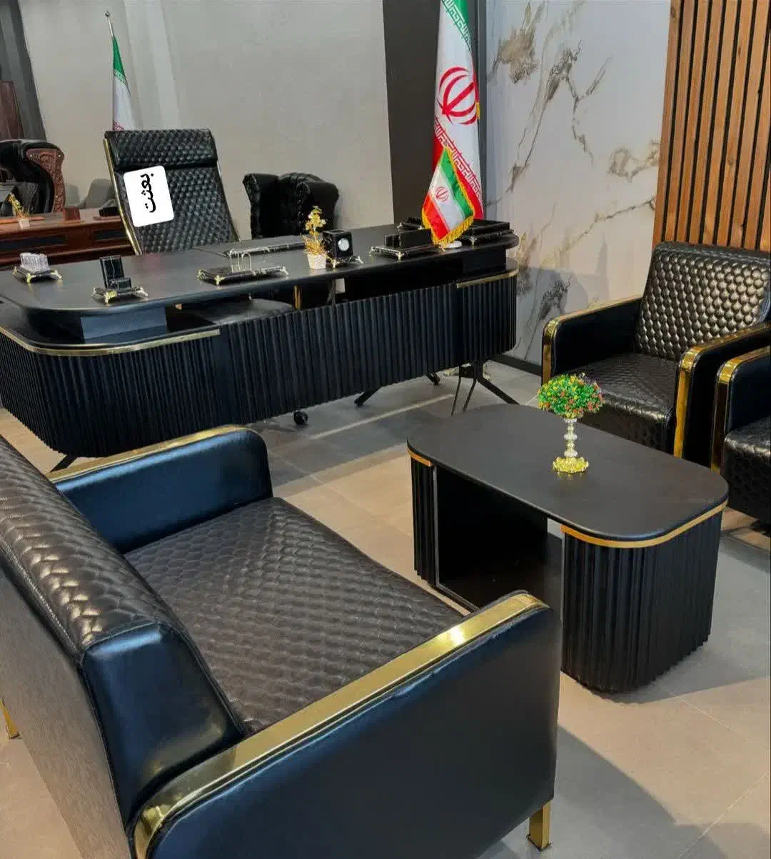 صندلی میز مبلمان اداری پویان نوار طلایی و مدیریت|مبلمان اداری|اصفهان, سروستان|دیوار