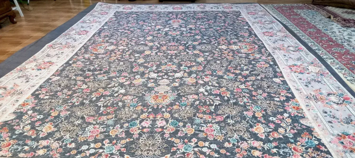 دوتا. رو فرشی مخمل ترک 9متری کش دار|روفرشی|قزوین, |دیوار