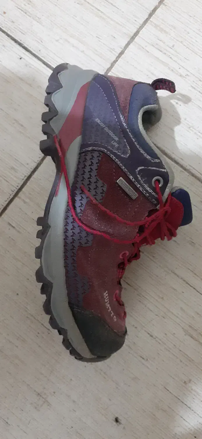 کفش کوهنوردی رنگ بنفش توسی سایز ۳۸|کیف، کفش، کمربند|کرمان, |دیوار