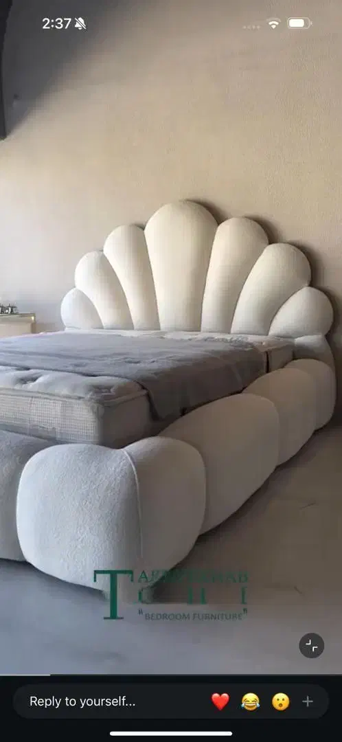 تخت دونفره مدل صدفی|تخت و سرویس خواب|تبریز, |دیوار