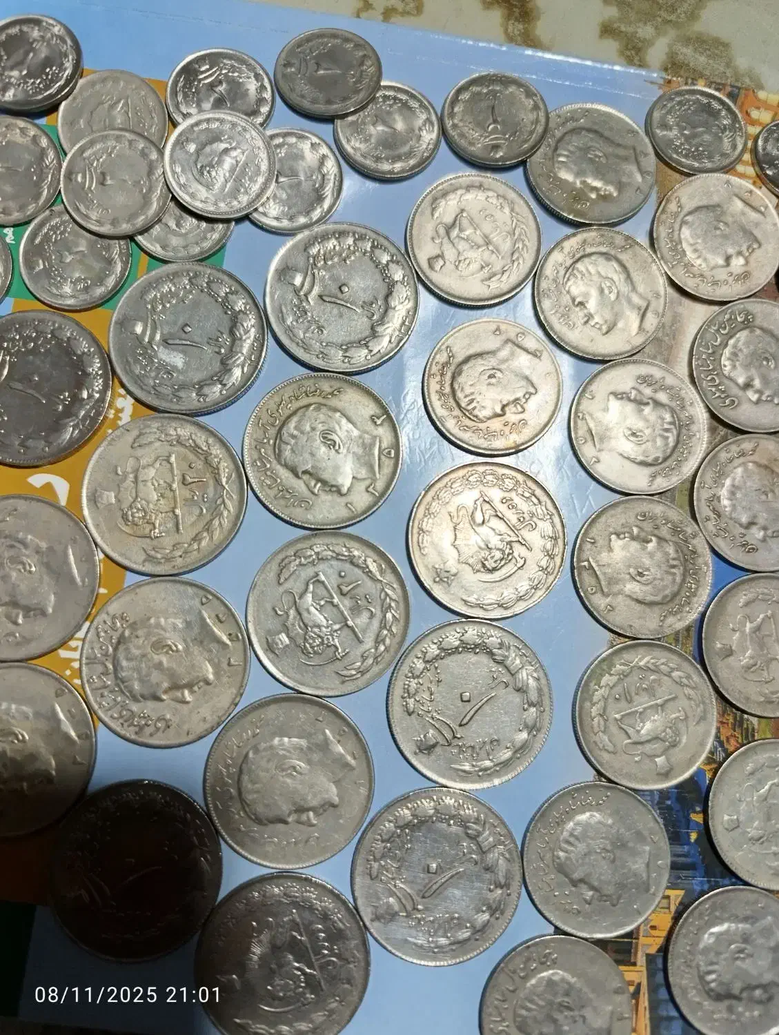 50 عدد سکه کلکسیونی شاهی|کلکسیون سکه، تمبر، اسکناس|جیرفت, |دیوار