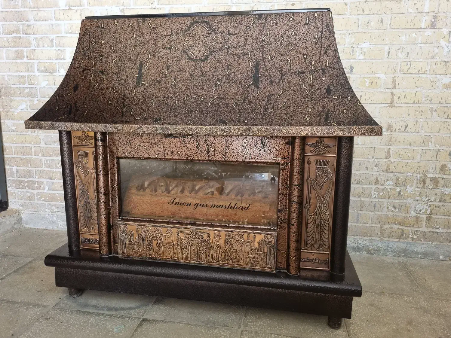 بخاری شومینه گازی|بخاری، هیتر، شومینه|تفت, |دیوار